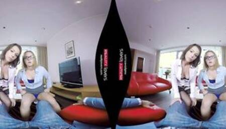 RealityLovers - School VR porn 3 way with Beauty teachers