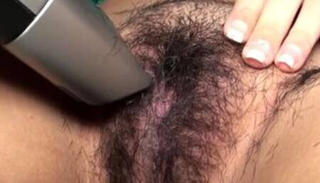 Asian pussy fully shaved for breeding