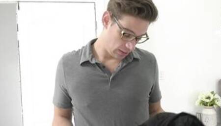 Alexa Scout and Michael pleasure each other