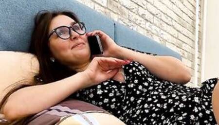 'Mother's Day' for a Young Stepmother ended with Stepson's sperm on her pussy