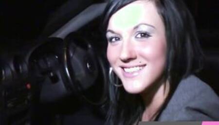 British dogging with Chantelle Fox - outdoors oral sex