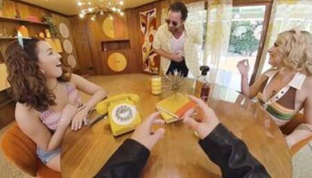 VR Bangers Hot orgy experience with two sexy college babes VR Porn