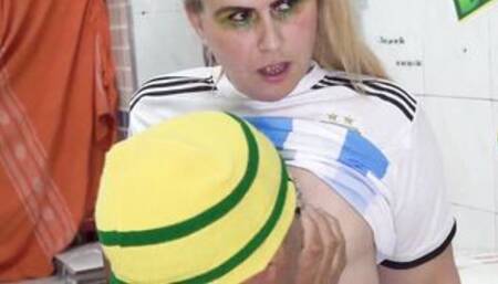 SetSexVideos - Trailer. Brazilian fucking Argentina Milf Gostosona, Tiffany Motovany, during the 2022 World Cup