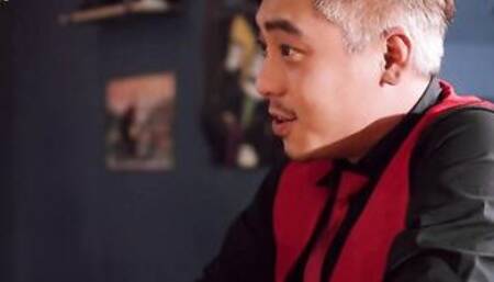 Big Boobed Bartender Xu Xiaoxin Fucks her Perverted Boss