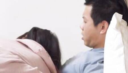 Sensual Huang Ying ends up fucking her co-worker during quarantine