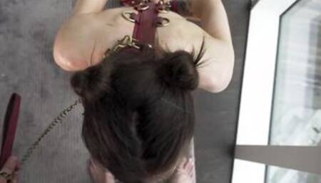 WHORNYFILMS- babe Bdsm Anal Submissive Evilyn Jezebel gets booty boned rough and filled with cum