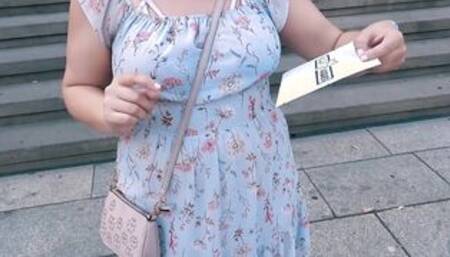 German ugly blonde teen next door pick up on street for real date