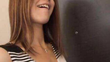 We gives Rena Fuji a riding home and interview her about her sex life