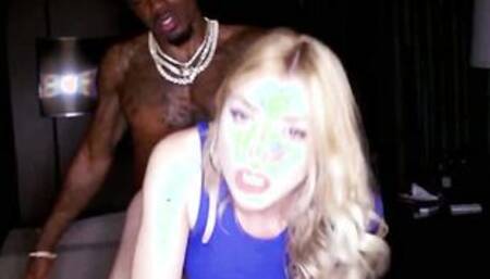 Blonde Anny Aurora gets some BBC when her BF ditches her 3