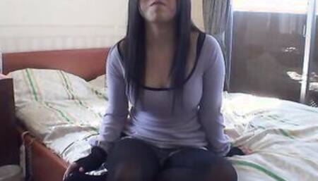 Kyoko Suzuki Getting Her Little Bushy Cunt Bred