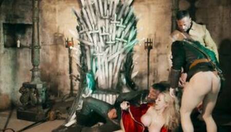 Queen Of Thrones: Part four (A XXX Parody) Movie With Xander Corvus, Dorian Del Isla, Ella Hughes, Rebecca More, Pascal White - Brazzers Official