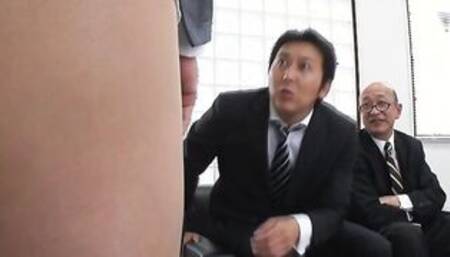 Seira Ichijo is told to come to work half nude to satisfaction the staff