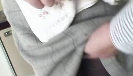 Older chinese dark haired with very bushy twat Makiko Nakane having fun with a bro