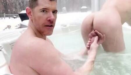 Jizzed All Over My DILF Lover Legrand Wolf After Bareback