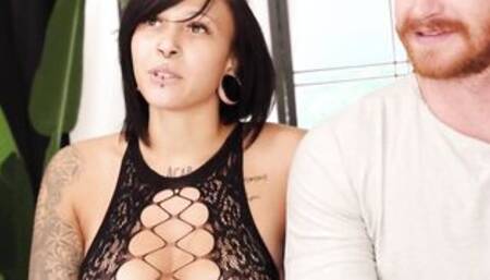 sexy Bro Huge Nipples Fucks Blonde Bro and Inked Bombshell!