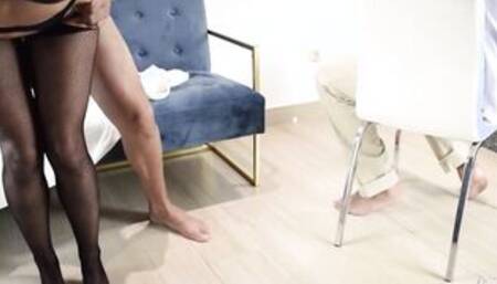 I removed the condom! His best friend cum into me while my cuckold hubby kissed me