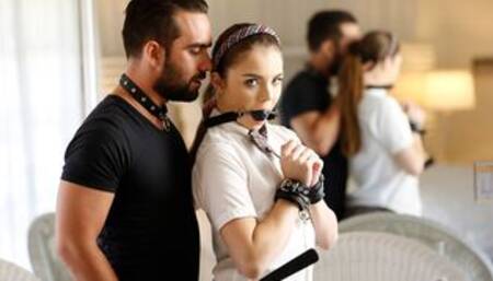 Beautiful hottie with small tits Megan Marx impaled by a big penis