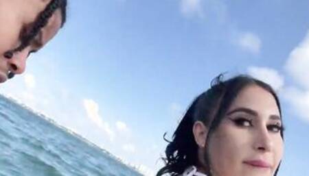 lil d klaps Valerie kay on a jetski teaser