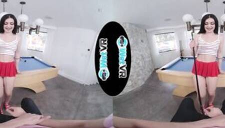 WETVR Pool Table Tease Pounded VR Porn With April Valentino