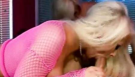 Blonde Dolls Candy Manson and Tiffany Price Suck and Plowed A Huge Penis Together