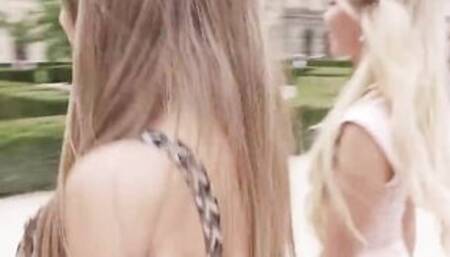 Beauty incredible sexy blonde Lana Sins assfucked into Paris