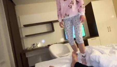 I WANT MY STEPDAD TO TASTE MY BUSHY TWAT