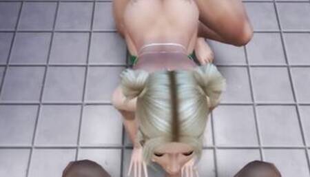 Cheerleader Banged by Quarterbacks 3D