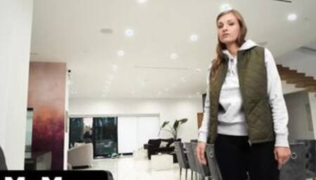 PervMom - Irresistible Cougar With Gigantic Natural Hooters Kenzie Love Bounces Her Gigantic Butt On Stepson's Dick