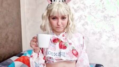 Russian Girl get very freaky and gave her booty for fucking