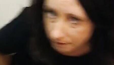 Hoe ex-wife gotten home from work and needed to swallow my piss and her own piss immediately