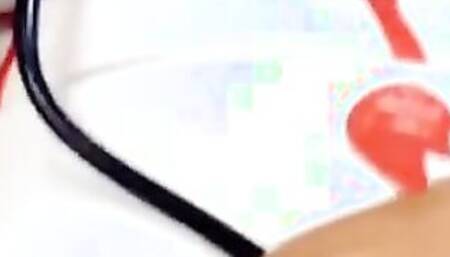 Bombshell Nurse Masturbating inside her work Esperanza Gomez