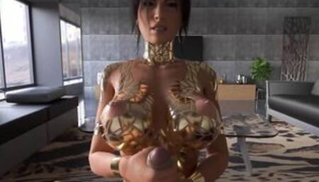 3D Compilation: Lara Croft Head Titjob Anal Pounded Penis Rides Uncensored Animated