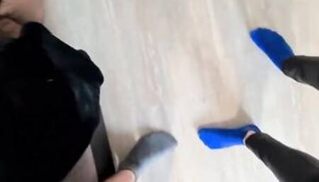 18 LEATHER Bubble Butt plowed !!