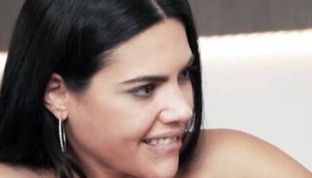 AGirlKnows - Apolonia Lapiedra And Rebecca Volpetti Skinny Spanish Lesbo Licks Her BFF