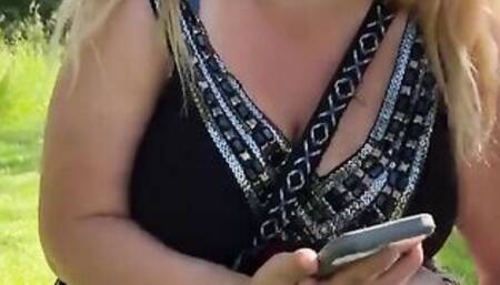 3 Insane Orgasms Outdoor - We-Vibe Toy Edging - Chubby