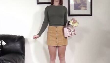 BRCC - 19yo Red Haired Getting Both Her Holes Dicked and Toyed into Casting!