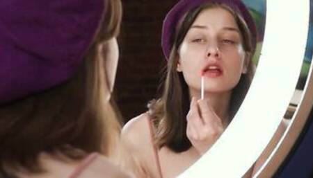 Purple makes my nipples rough