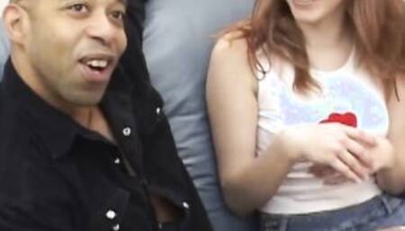 Stacy May Be Shy But She Wants to Offer big black cock
