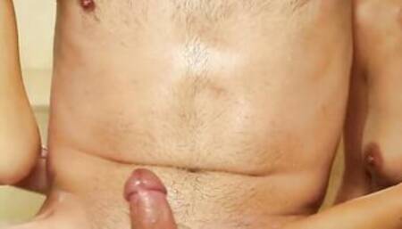 NURU GRIND - Lucky Bro Has two Slutty Masseuses To