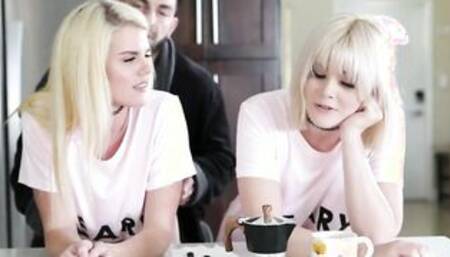 Stepsister's Friend Wants to Stay and Agrees for Freeuse - Sabrina Snow, Nikki Sweet - Full Sex Tape at Fuckanytime