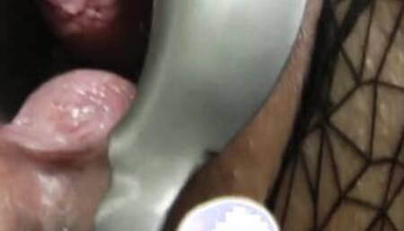 Speculum inside snatch