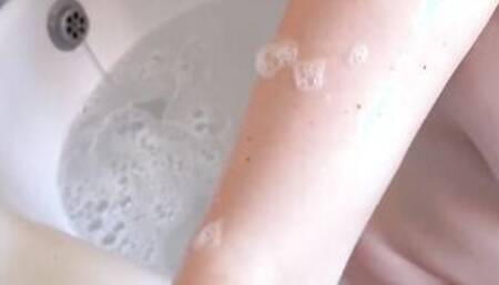 AuntJudys - Bathtime with Big Boobed BBW mom Charlie Rae (pov