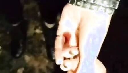 Valentina Wild Outdoors Group Sex 52 Boarded up and Group Pounded on the Highway