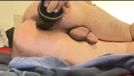 Monster 15 inch Black dildo