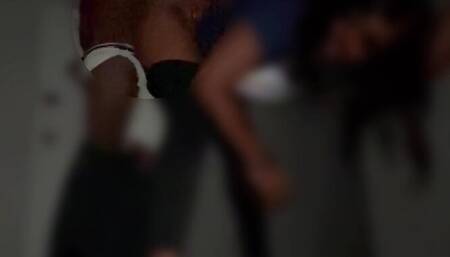 Fucking his wife next door making her touch her toes. Subscribe to ONLYFANS for more content