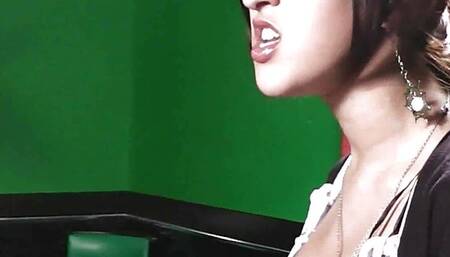 Cheating husband licks and fucks her fat pussy