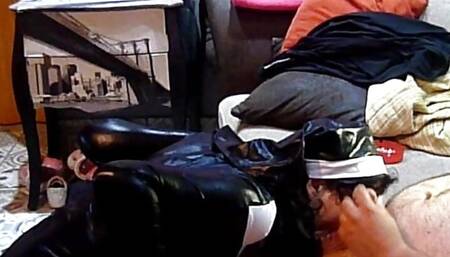 Cosplay nun taking cum in my throat