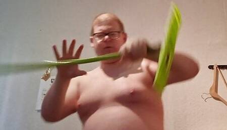 Fat Star Wars boy naked