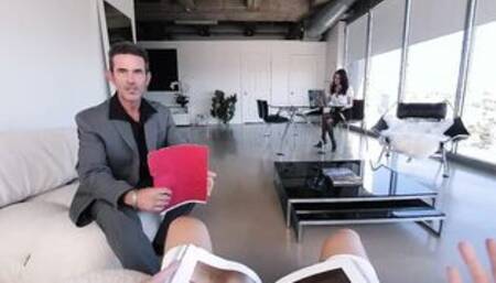 VR Bangers Petite asian assitant Mina Luxx fucks to keep her job VR Porn