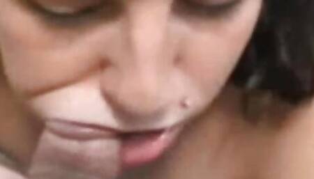 Amateur Girl Amber Blows The Nerd